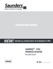 Crane Saunders P345 Instruction Manual