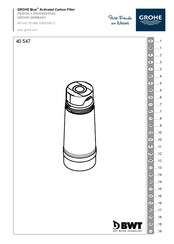 BWT Grohe Blue 40 547 Manual
