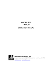 Met One Instruments 905 Operation Manual