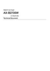 Canon AX-B2735W Manual