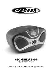 Caliber HBC 431DAB-B Quick Start Manual