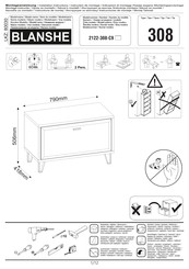 Trendteam BLANSHE 2122-308-C9 Installation Instructions Manual