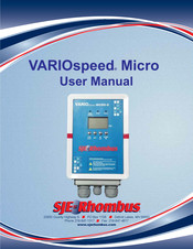 SJE Rhombus VARIOspeed Micro User Manual