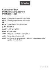 Miele PWM 912 Operating And Installation Instructions