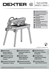 Dexter Laundry 800ETC1-20035.1 Instruction Manual