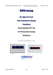 StefPro SPDv2133 Handbook