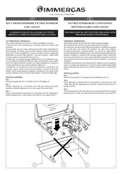 Immergas VICTRIX SUPERIOR KIT Quick Start Manual