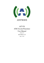 Anywave ACT-5X User Manual