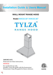 TYLZA KMC03-30 Installation Manual & User Manual