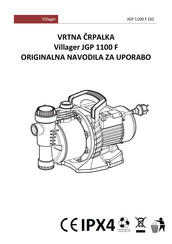 Villager JGP 1100 F Original Instructions Manual