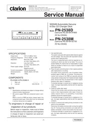 Clarion PN-2538M Service Manual