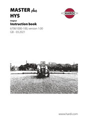 Hardi MASTER plus HYS Original Instruction Book