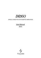 VALVER DR160 User Manual