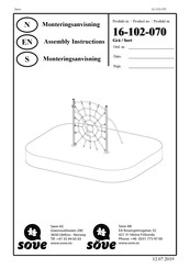 Sove 16-102-070 Assembly Instructions Manual