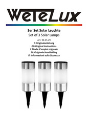 Wetelux 96 45 29 Original Instructions Manual