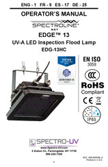 Spectroline EDG-13HC Operator's Manual