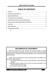 IGBT ARC140 Operator's Manual