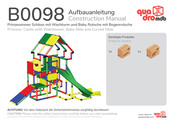 Quadro mdb Princess' Castle with Watchtower, Baby Slide and Curved Slide B0098 Construction Manual