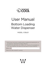 W APPLIANCE Commercial COOL CCBL01 User Manual