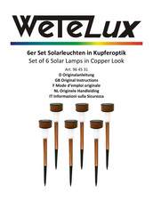 Wetelux 96 45 31 Original Instructions Manual