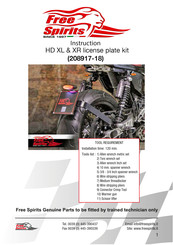 Free Spirits HD XR Instructions Manual