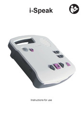 Rehan Electronics I-Speak Instructions For Use Manual