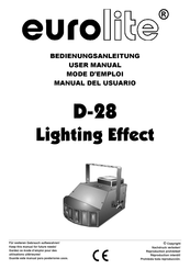 EuroLite D-28 User Manual