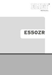 Eliet E550ZR Manual