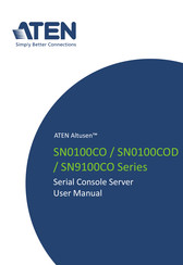 ATEN Altusen SN9100CO Series User Manual
