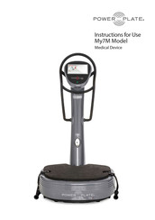 Power Plate My7M Instructions For Use Manual