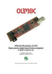 OLIMEX iMX233-OLinuXino-NANO User Manual