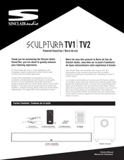 Sinclair Audio Sculptura TV2 Manual