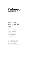 FALMEC Vulcano FPVUL30W3SS Instruction Booklet