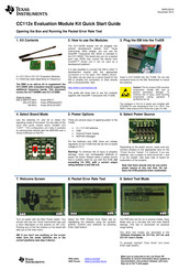 Texas Instruments CC112 EM Series Quick Start Manual