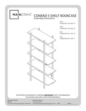 Mainstays CONRAD MS18-D1-1007-10 Assembly Instructions Manual