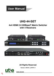 UTE UH2-44-SET User Manual