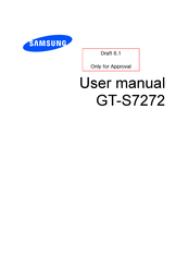 Samsung GT-S7272 User Manual