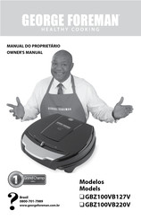 George Foreman GBZ100VB127V Owner's Manual