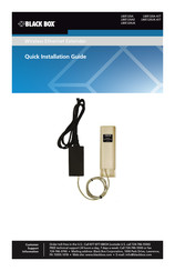 Black Box LWE120UK Quick Start Manual