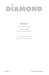 Diamond MP800 Quick Installation Manual