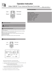 Olide 120B Operation Instruction