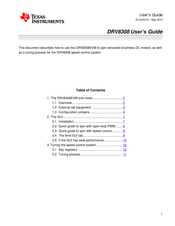 Texas Instruments DRV8308EVM User Manual
