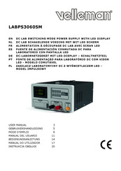 Velleman LABPS3060SM User Manual