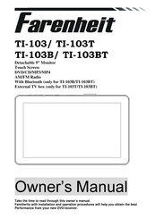 Farenheit TI-103 Owner's Manual
