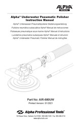 Alpha Professional Tools AIR-680UW Instruction Manual