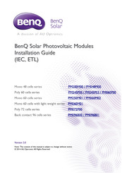 BenQ PM060P00 Series Installation Manual
