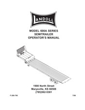 Landoll 600A Series Operator's Manual