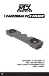 MTX THUNDER FORM F250X00BK20A-TN Owner's Manual