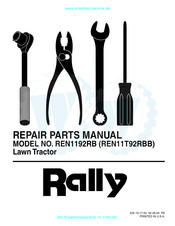 Rally REN11T92RBB Repair Parts Manual