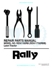 Rally ride deals on mower manual